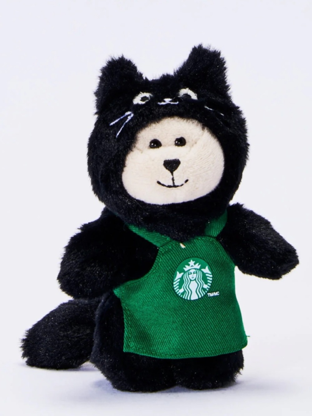 Black Cat Bearista Plush Bag Charm